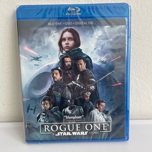 New! Star Wars Rogue One Blu-Ray + DVD HD (2017)